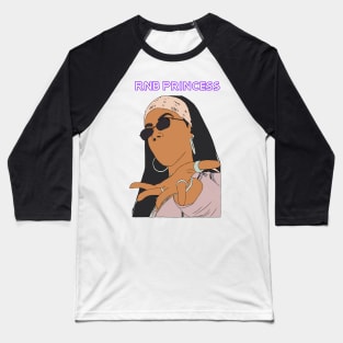 RnB Princess Aaliyah Baseball T-Shirt